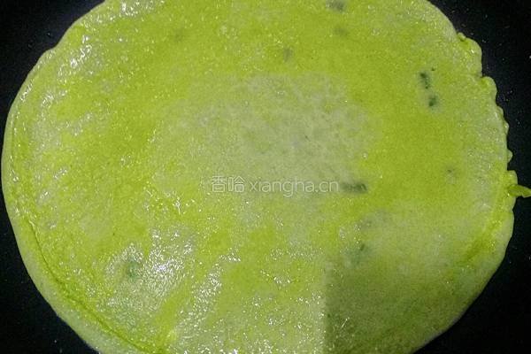 芹叶鸡蛋饼的做法图解8