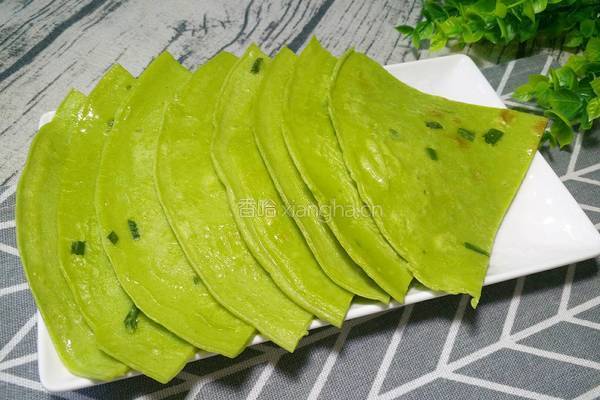 芹叶鸡蛋饼的做法图解1