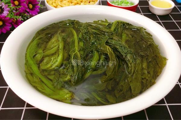 雪里蕻炖黄豆芽的做法图解3