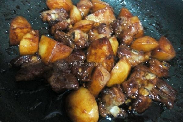 红烧土豆排骨的做法图解5