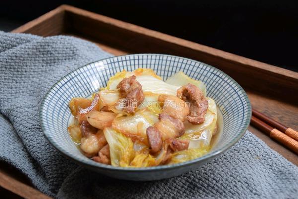 娃娃菜炒肉的做法图解8