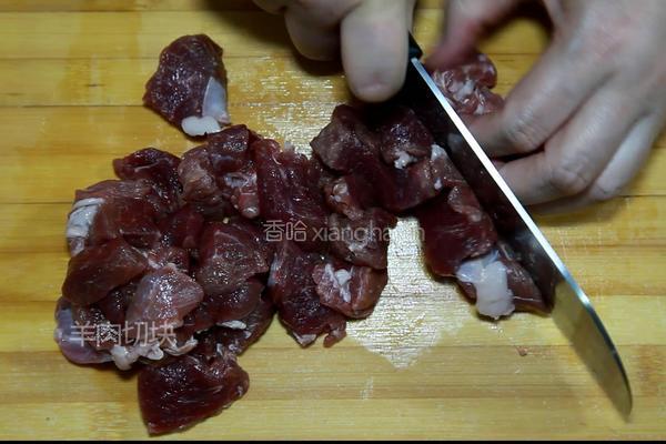 散炸芝麻羊肉的做法图解3