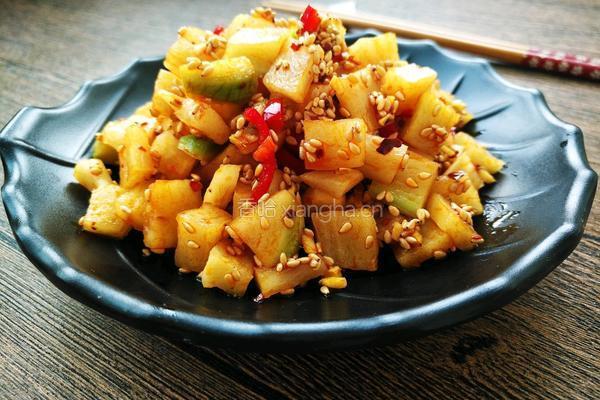 油辣萝卜丁的做法图解6