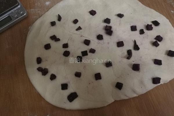 菠萝紫薯包的做法图解4