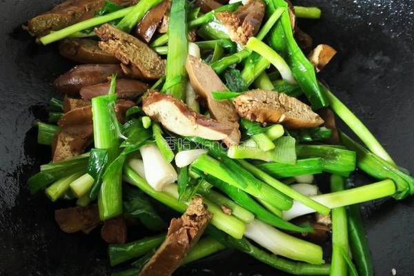 大蒜炒鸭肝的做法图解11