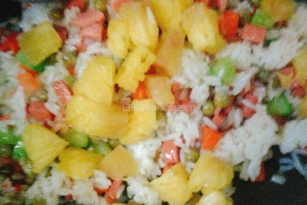 菠萝炒饭的做法图解10