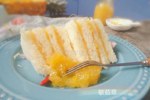 菠萝酱三明治的做法图解1