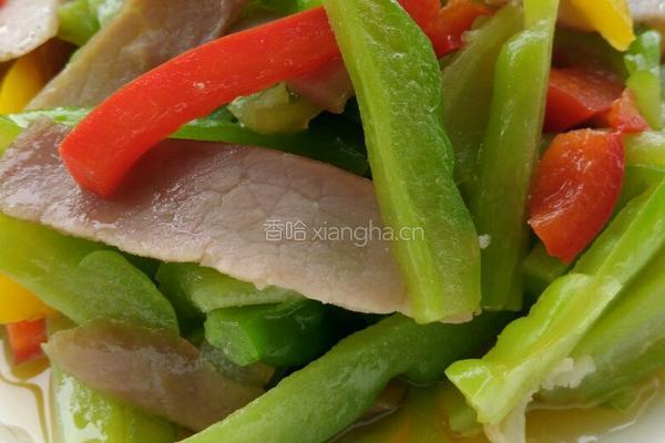 柿子椒炒苦瓜的做法图解10