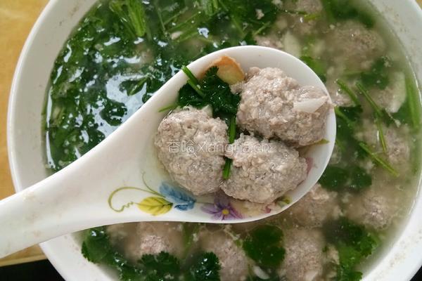 汆羊肉丸子