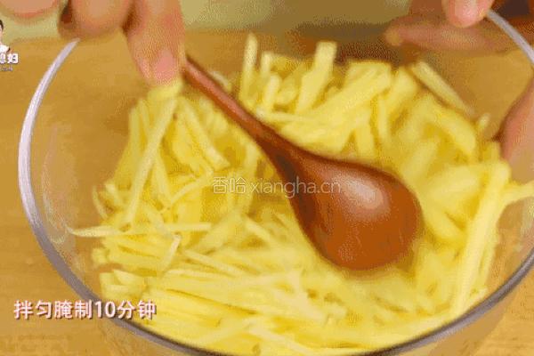 韩式土豆饼的做法图解4