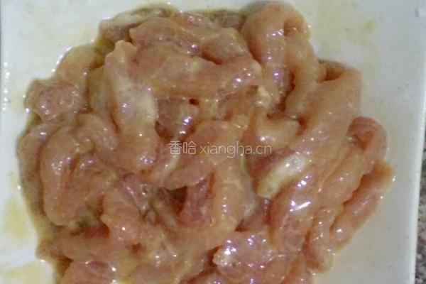 糖醋瘦肉的做法图解3