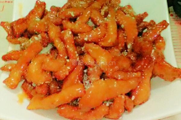 糖醋瘦肉的做法图解8