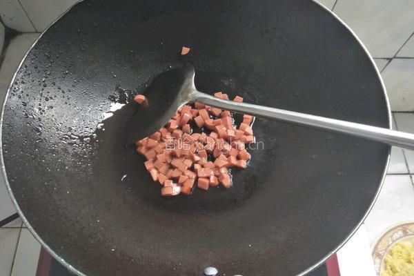 黄金杂蔬炒饭的做法图解5