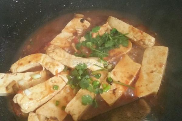 西红柿烧豆腐的做法图解5