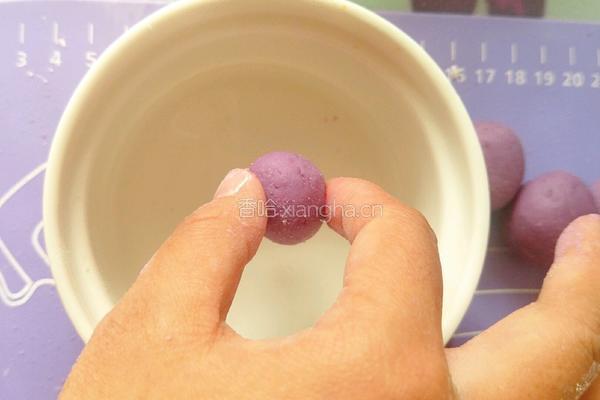 香甜紫薯球（18个月宝宝辅食）的做法图解10