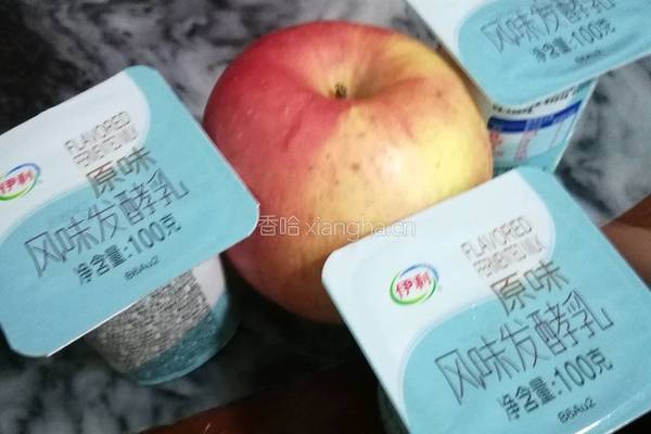 苹果炒酸奶的做法图解1