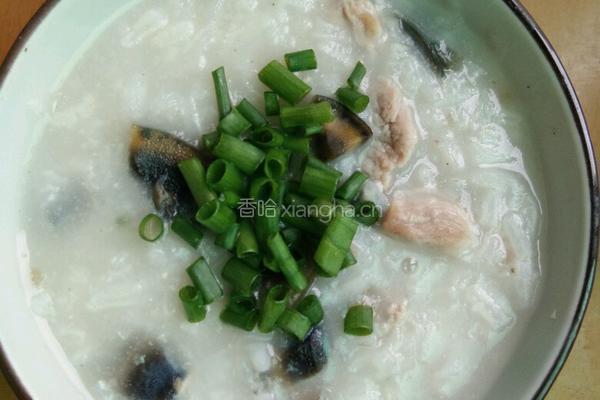 皮蛋瘦肉粥的做法图解10