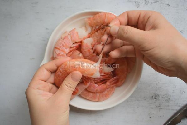 香煎阿根廷红虾的做法图解2