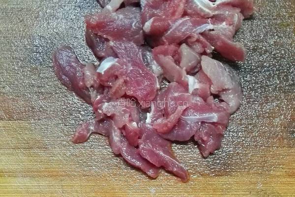 芥蓝炒肉的做法图解4