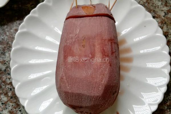 黑米酿莲藕的做法图解7