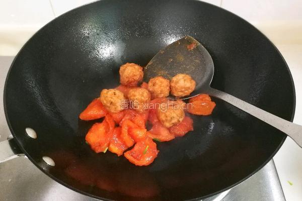 番茄肉圆汤的做法图解7