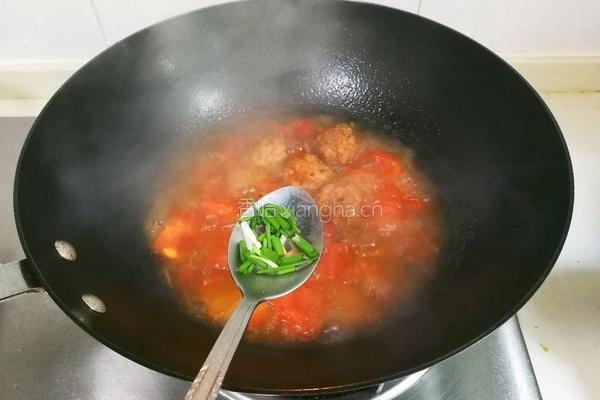 番茄肉圆汤的做法图解10
