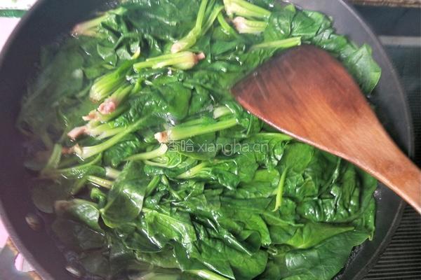 凉拌菠菜的做法图解6