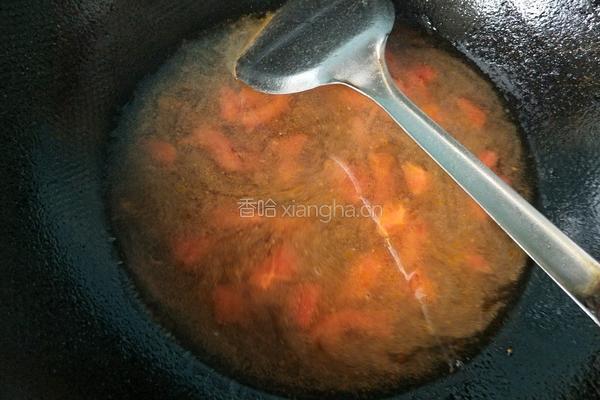 番茄肉丝煮年糕的做法图解7