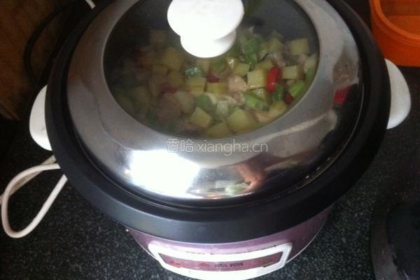 土豆豆角焖饭的做法图解16