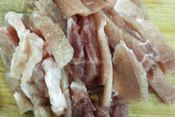 豇豆角炒肉的做法图解3