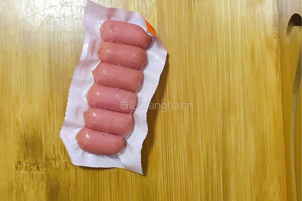 娃娃香肠菜的做法图解2