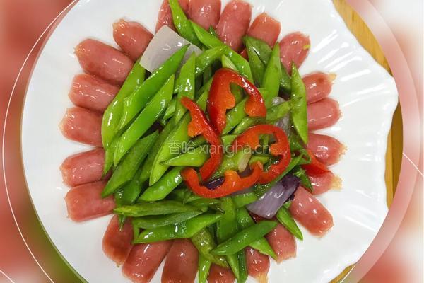 扁豆炒双肠的做法图解6