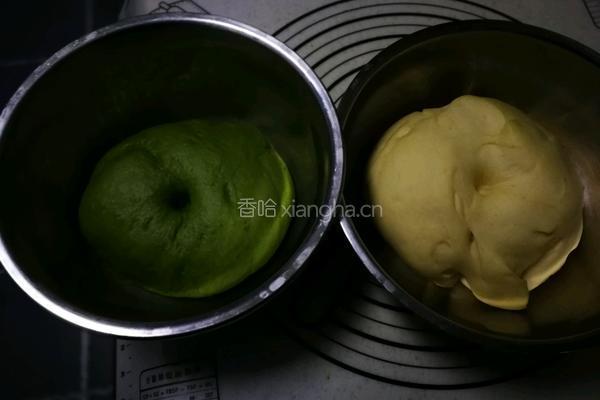 蜜豆椰蓉抹茶吐司的做法图解6