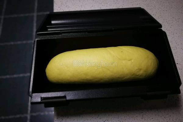 蜜豆椰蓉抹茶吐司的做法图解10