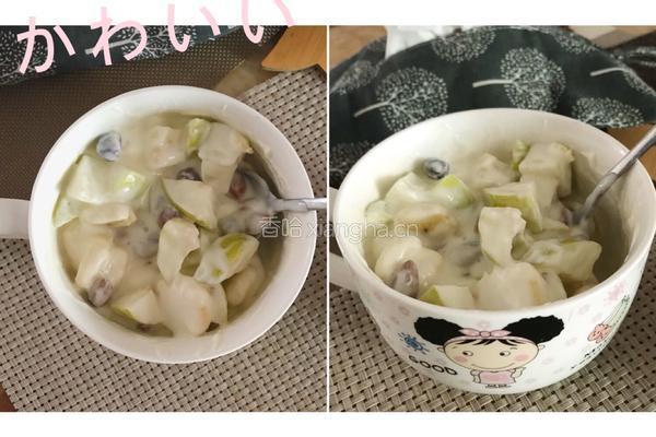 自制水果双重优格的做法图解3