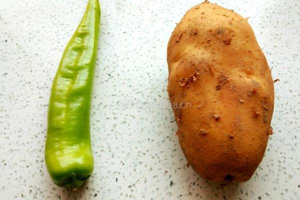 尖椒土豆丝的做法图解1
