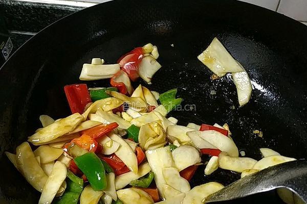 素炒杏鲍菇的做法图解6