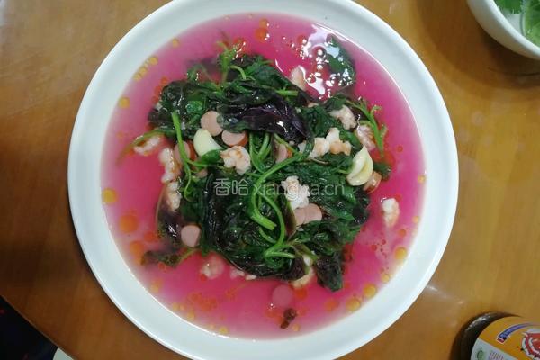 上汤苋菜的做法图解4