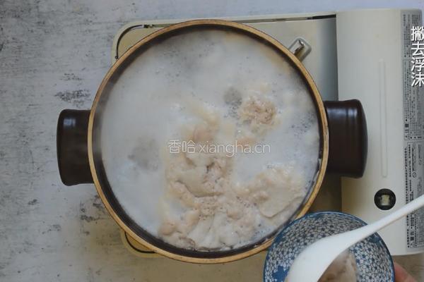 白菜羊肉粉丝煲的做法图解4