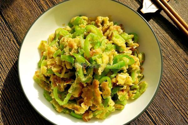 鸡蛋面煎青椒的做法图解8