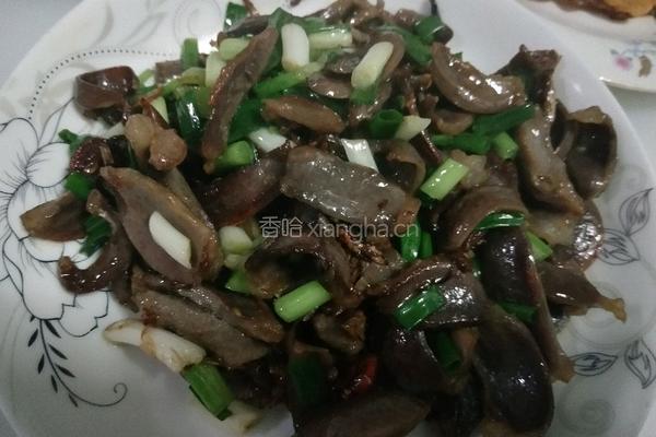 爆炒鸭胗
