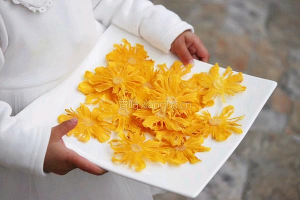 菠萝花菠萝果干的做法图解5