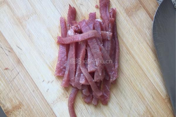 瘦肉豆角焖面的做法图解3