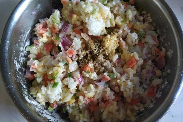 米饭煎饼的做法图解6