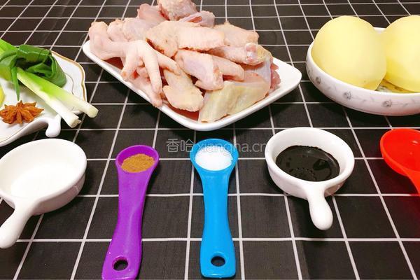 土豆炖鸡块的做法图解2
