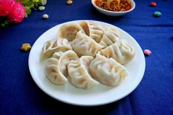 槐花馅饺子的做法图解1