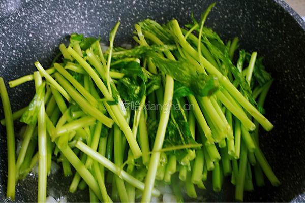 蒜蓉腐乳空心菜的做法图解5
