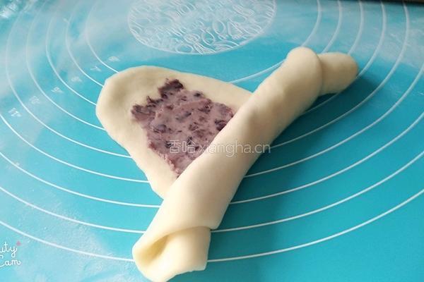 牛角豆沙餐包的做法图解10