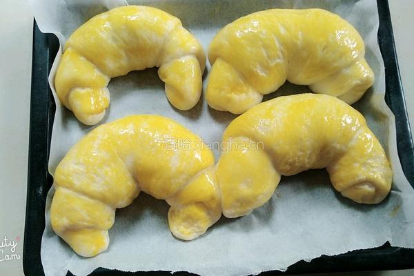 牛角豆沙餐包的做法图解13