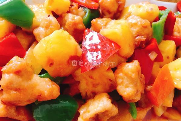 菠萝咕噜肉的做法图解12